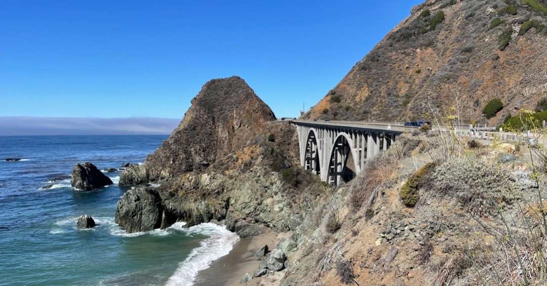 Road Trips from San Francisco: Bridge on Big Sur road